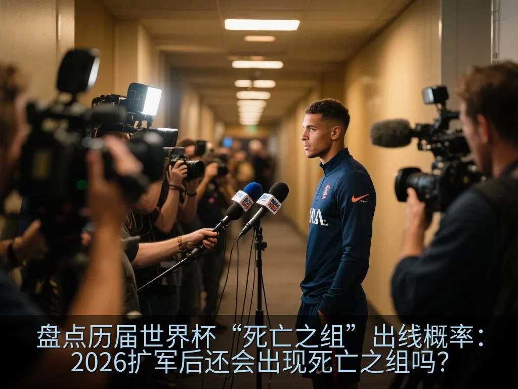 抽象的世界杯淘汰赛对阵图与数据分析屏幕